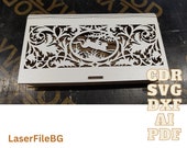 Rabbit Laser Cut Box Template, Wooden Storage Box (Digital Download)