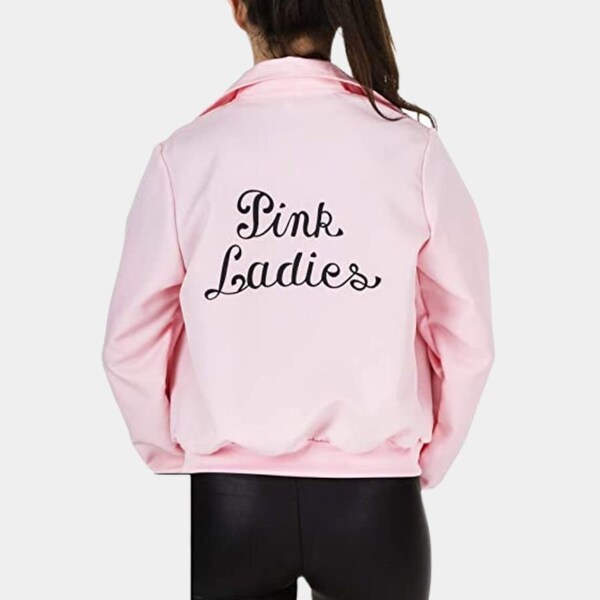 Pink Ladies Jacket Etsy