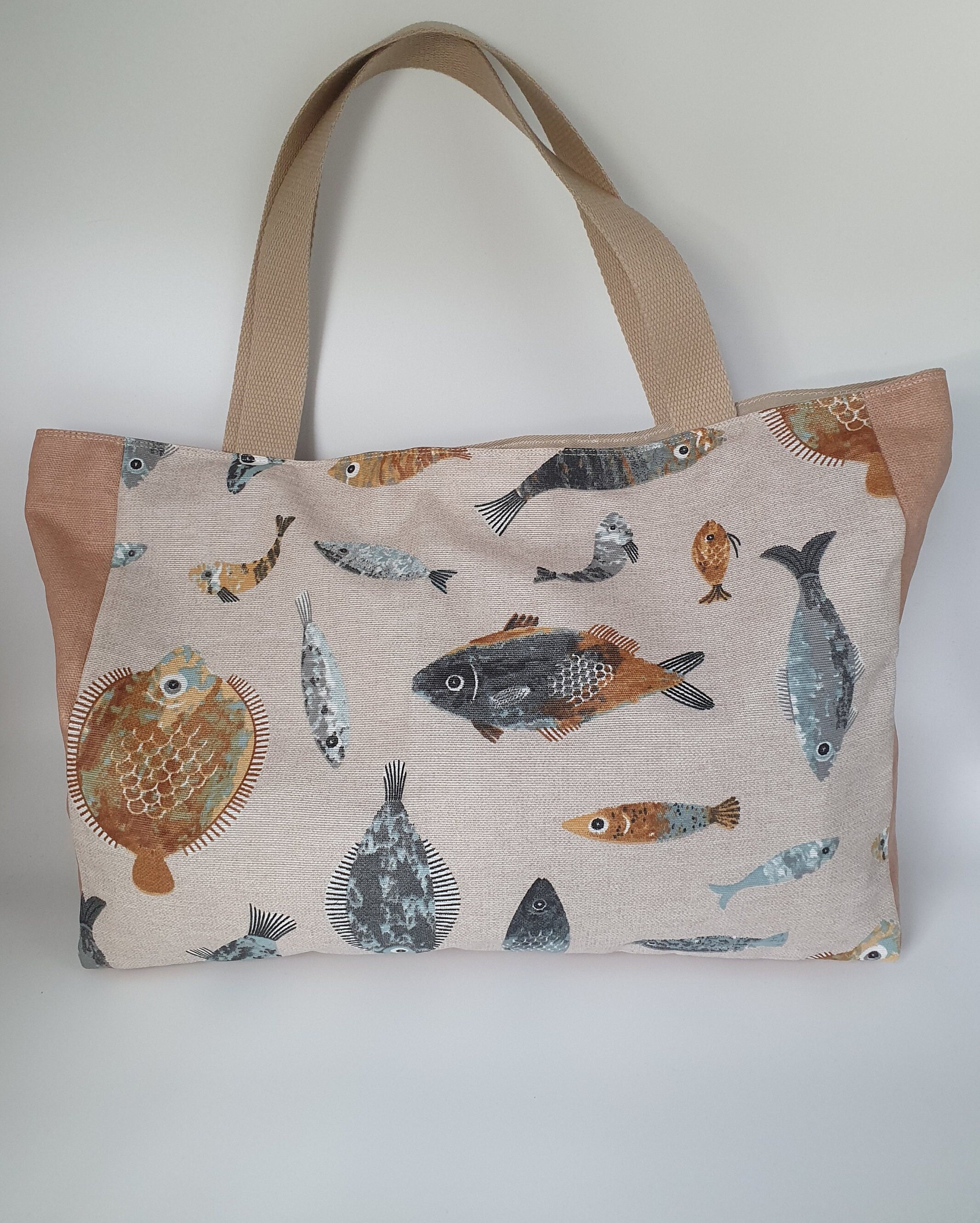 Sac cabas coton enduit France