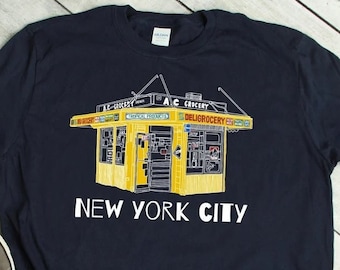 NYC Deli T-Shirt: Hand-Drawn Bodega Design