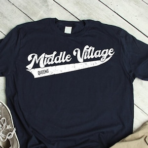 Middle Village Queens / New York City / Queens Neighborhood / Queens Pride / Gift for New Yorker Unisex T-Shirt