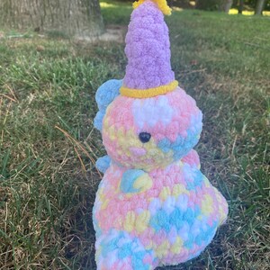Chonky Dino Party Plush | Handmade Birthday Gift Crochet Dino Party Present Cute