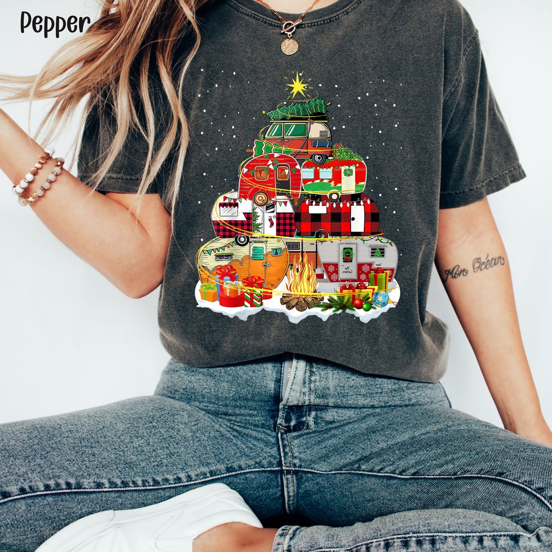 Christmas Camper Christmas Tree With Rvs and Campers Retro Camper Travel Trailer Christmas Tree
