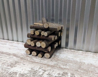 Rustic Mini Birch Logs