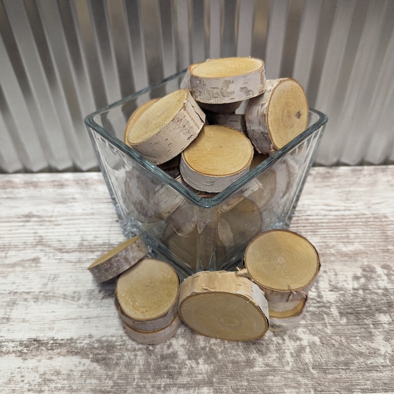 Birch Tree Slice - Etsy