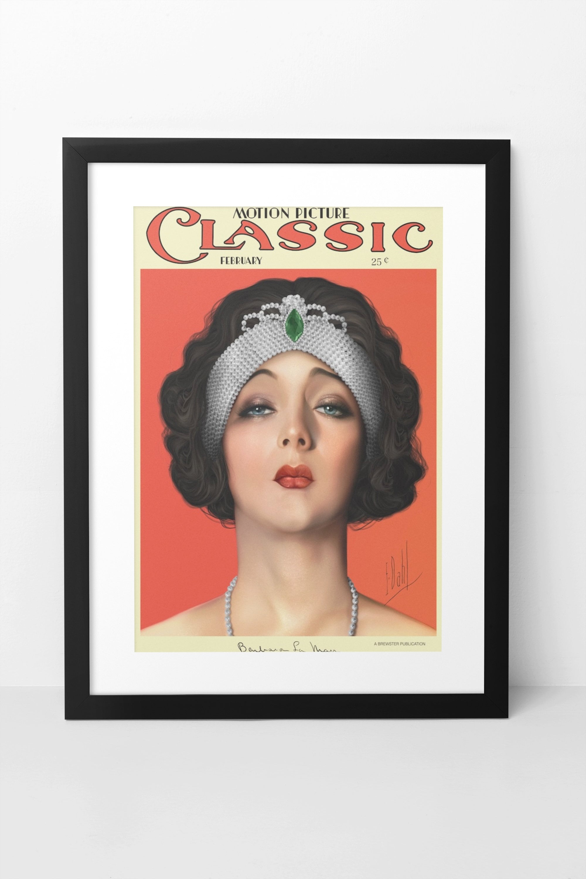 Barbara La Marr Original Wall Art Print. 1920s Hollywood Silent Movie Star  Vamp. Magazine Home Decor Artwork. Pulp Art, Art Deco Poster. - Etsy, image size:2000x3000