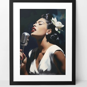 Billie Holiday Print - Etsy