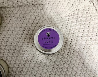115 g sommarkärleksljus med sojavax