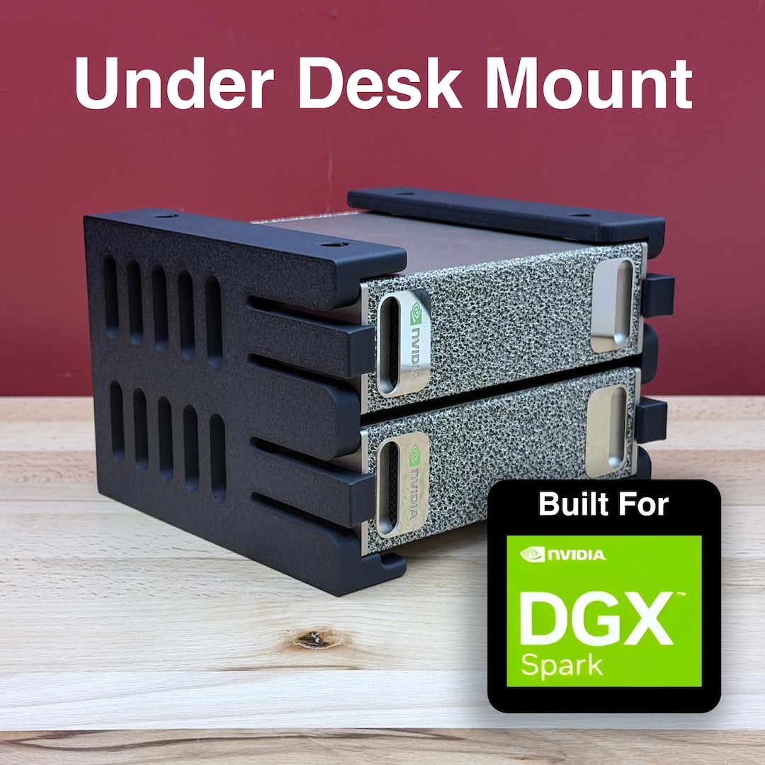 Under Desk Mount for Nvidia DGX Spark (single and Dual) - Etsy