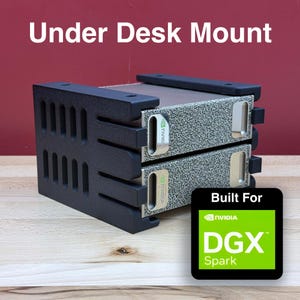 Soporte para debajo del escritorio para Nvidia DGX Spark (individual y doble)