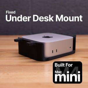 For Apple Mac Mini M4 - Under Desk Mount (Fixed Version)