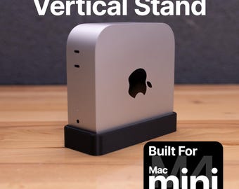 For Apple Mac Mini M4 - Vertical On-Desk Mount