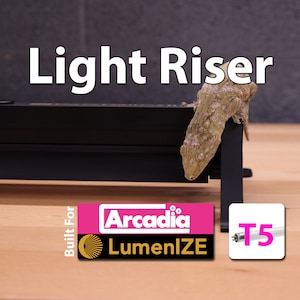 T5 UVB Light Stand for Reptile Terrarium (For Arcadia LumenIZE T5)