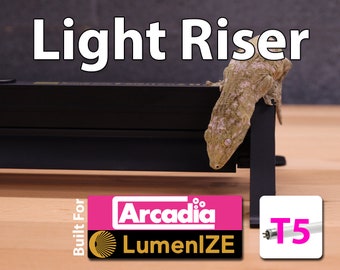 T5 UVB Light Stand for Reptile Terrarium (For Arcadia LumenIZE T5)