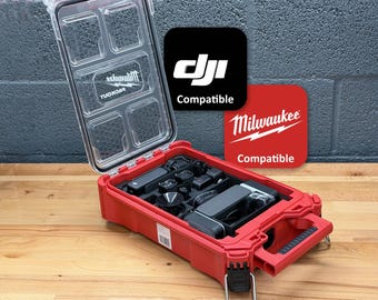 For DJI Osmo Pocket 3, DJI Osmo Nano, DJI Mic- Organizer For Milwaukee Packout