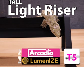 T5 UVB Light Stand for Reptile Terrarium (For Arcadia LumenIZE T5) *TALL*