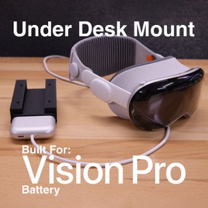For Apple Vision Pro - Battery Under Desk Mount