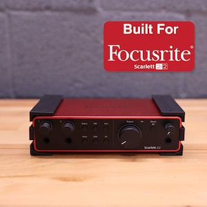 For Focusrite 2i2 - Under-Desk Mount for Focusrite Scarlett 2i2 4th Gen | Screws Included, Clip-In Version