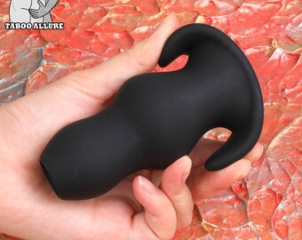 Hollow Butt Plug, Silicone Anal Plug, Anal Training Plug, Anal Speculum, Anus Dilator, Anal Sex Toy, Butt Plug for Women Men Gay, Mature