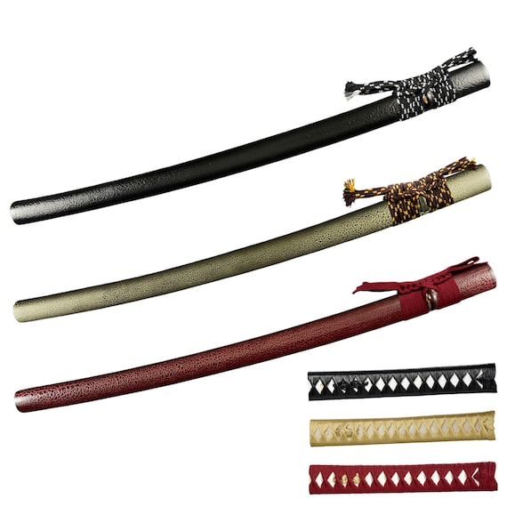 Part 3 DIY Katana Saya Ice Crackle Pattern Saya Gift Japanese