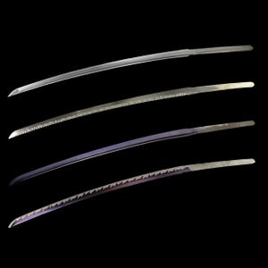 Part 1 Handmade Damascus steel Katana Blade DIY Accessories