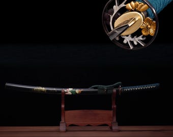 Handmade Katana: Lotus Style Samurai Sword - Collector Grade