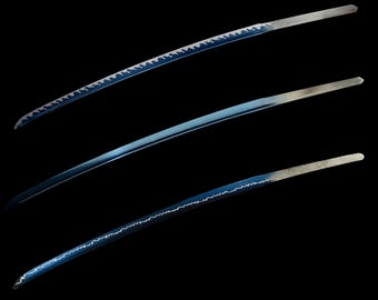 Part 1 Handmade Katana Blade DIY 1060 Steel Blue Color Blade Accessories