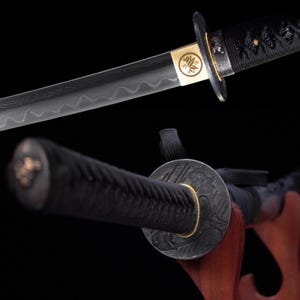 Handmade Samurai Character Themed Katana Original Design Fantasy Samurai Sword Diablo Style Training Display Samurai Sword Gift for Men
