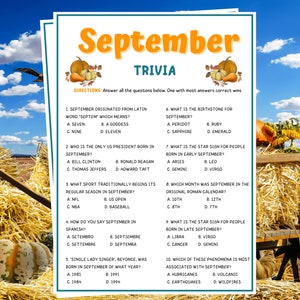 Jeux de septembre, questions-questions pour enfants et adultes, jeux de société de septembre, quiz de septembre, jeu-questionnaire à imprimer