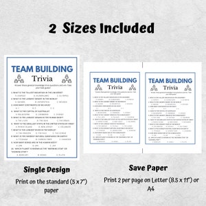 Team Building Trivia, Team Building Games, Party Games for Office ...