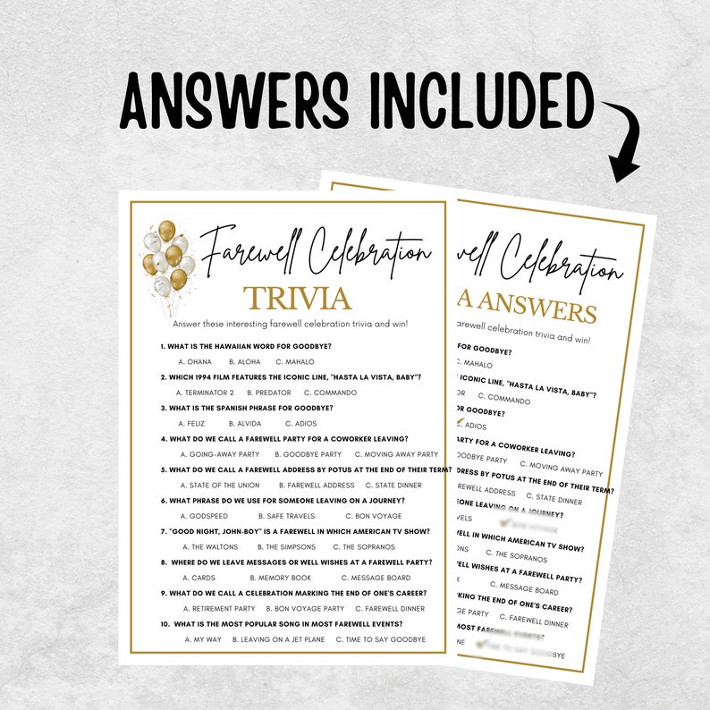 Farewell Party Trivia Farewell Trivia Farewell Party Games For Kids farewell-party-trivia-farewell-trivia-farewell-party-games-for-kids