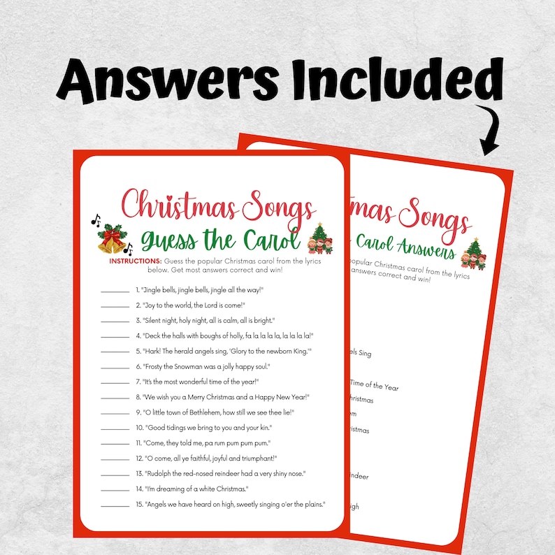 Christmas Carol Trivia Christmas - Il 794xN.6511313023 Oabp 