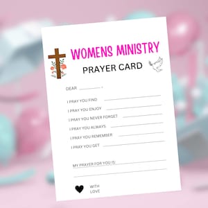 Party, Prayer Card, Womens Ministry Games, Womens Retreat Game,s, , Womens Guild Games, Church Games, Christian Games