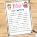 Bible Games, Bible Mad Libs Story, Bible Games for Kids, Bible Games ...