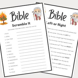 Bible Games, 15 Game Bundle, Womens Ministry Games, Bible Games for ...