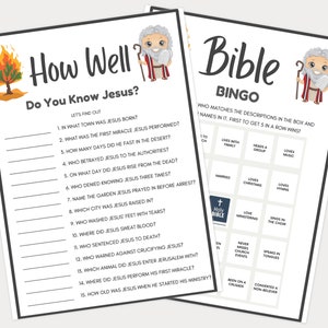 Bible Games, 15 Game Bundle, Womens Ministry Games, Bible Games for ...