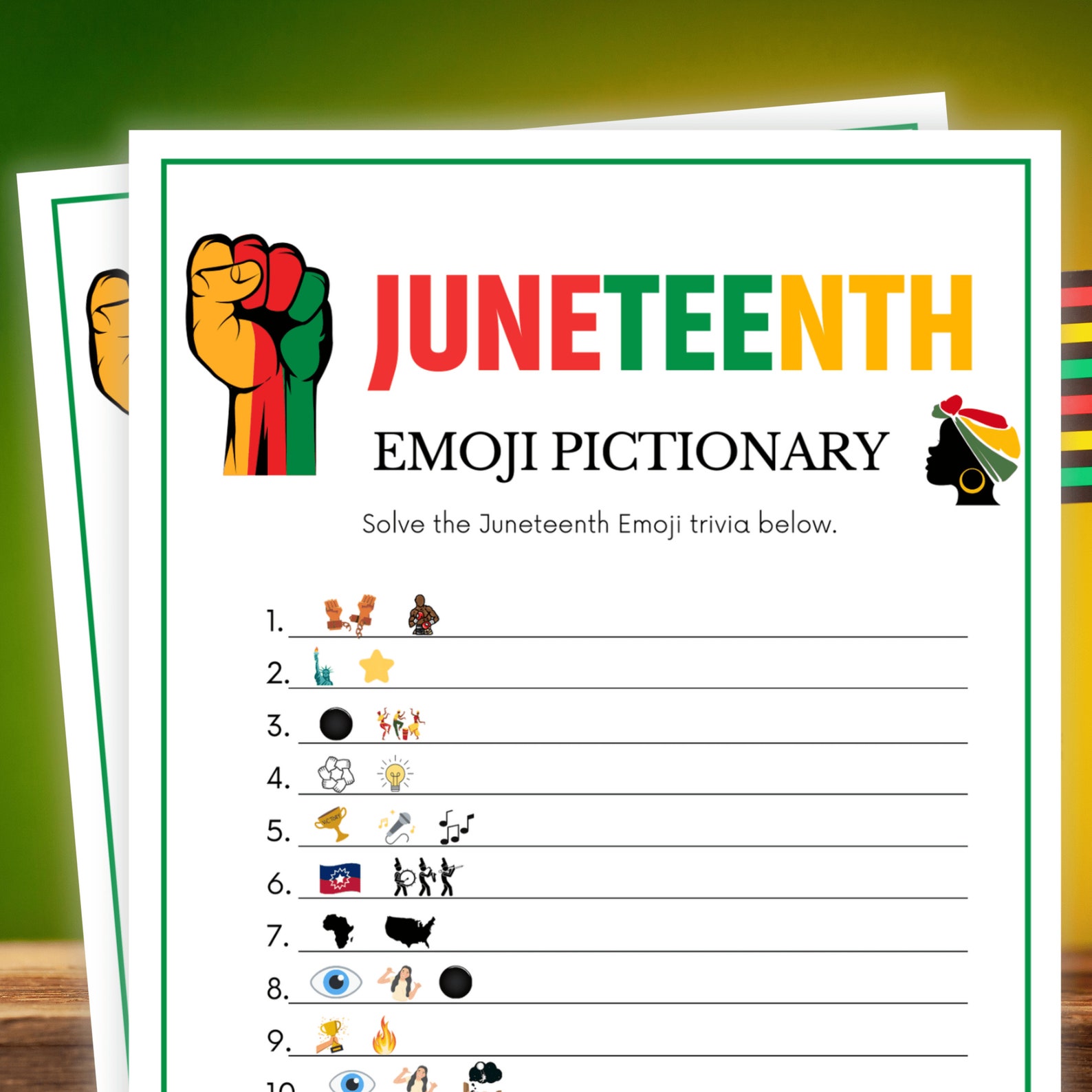 Games, Emoji Pictionary, Black History Games