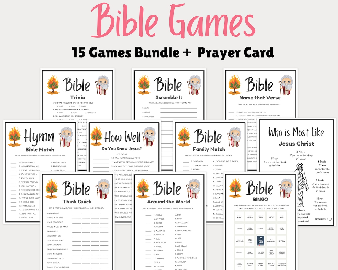 Bible Games Printable Bible Games for Kids Bible Games for Adults Bible Games Printable Bible Games for Kids Bible Games for Adults