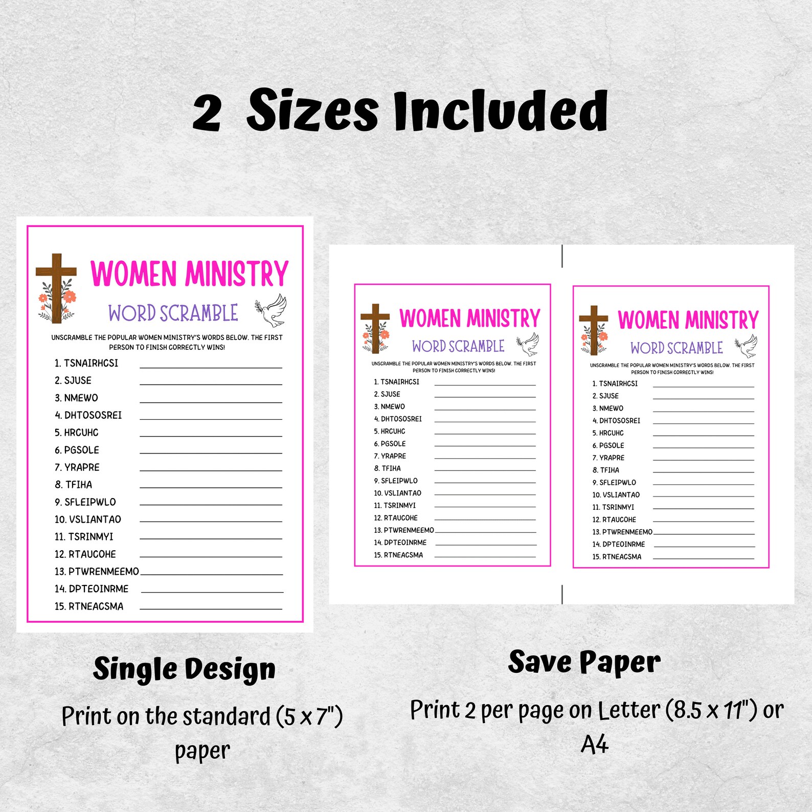 Women Ministry Games