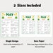 May Trivia Game, Trivia Game for Kids and Adults, Printable May Quiz ...