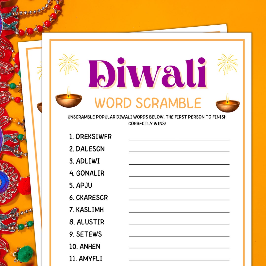 Buy Diwali Games Diwali Word Scramble Diwali Party Games Festival Of buy-diwali-games-diwali-word-scramble-diwali-party-games-festival-of