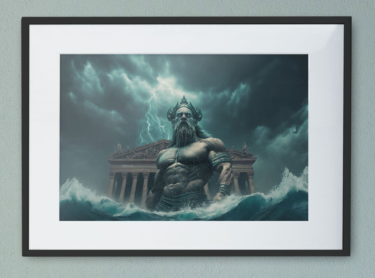 Poseidon Emerges Poseidon Painting Neptune Art King Of Atlantis Wrath Il Fullxfull.4787562599 7rwr