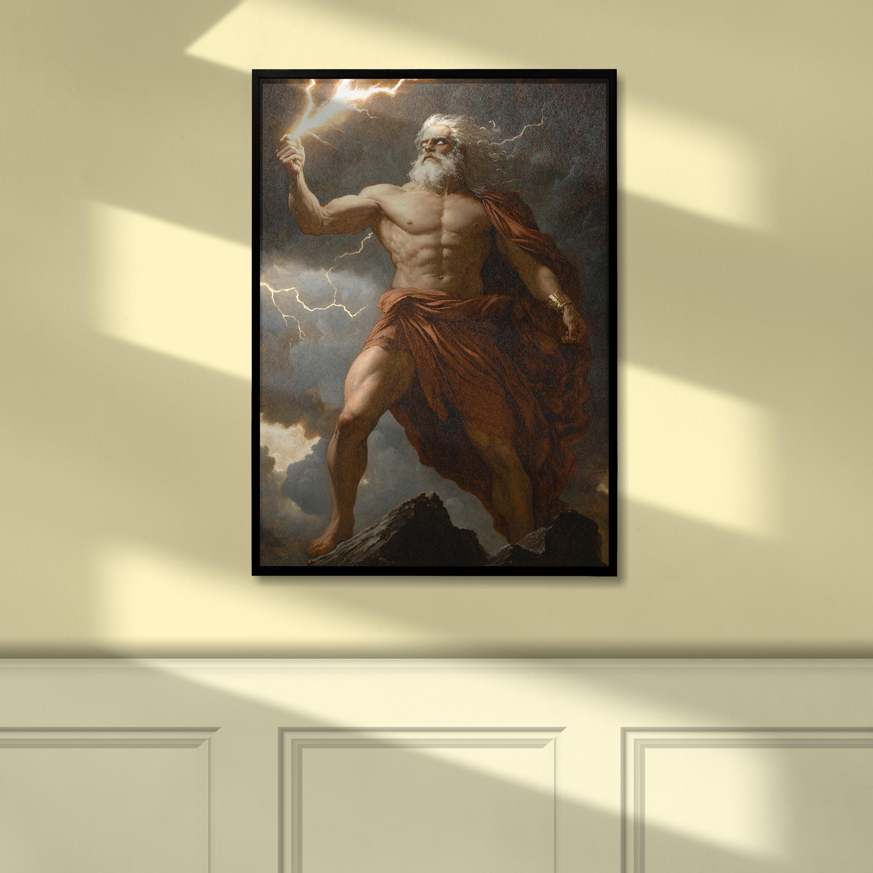 絵画 GOD The Council of the Gods (or Assembly of the Gods): Zeus on Olympus