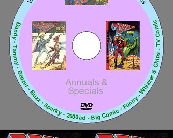 2000AD Annuals and Specials on DVD. UK Classic Comics