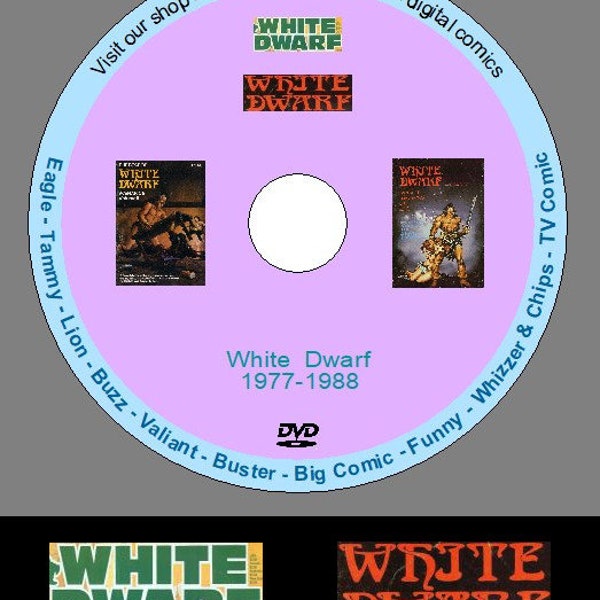 White Dwarf Magazine (1977-1988) on DVD. UK Classic Comics
