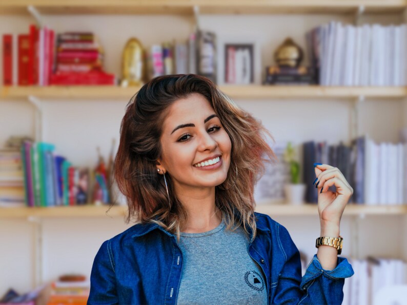 Zoom Virtual Backgrounds zoom Backdrop bookcase Office Etsy