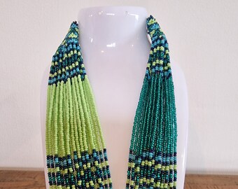 Beaded African Zama Necklaces - Various colours