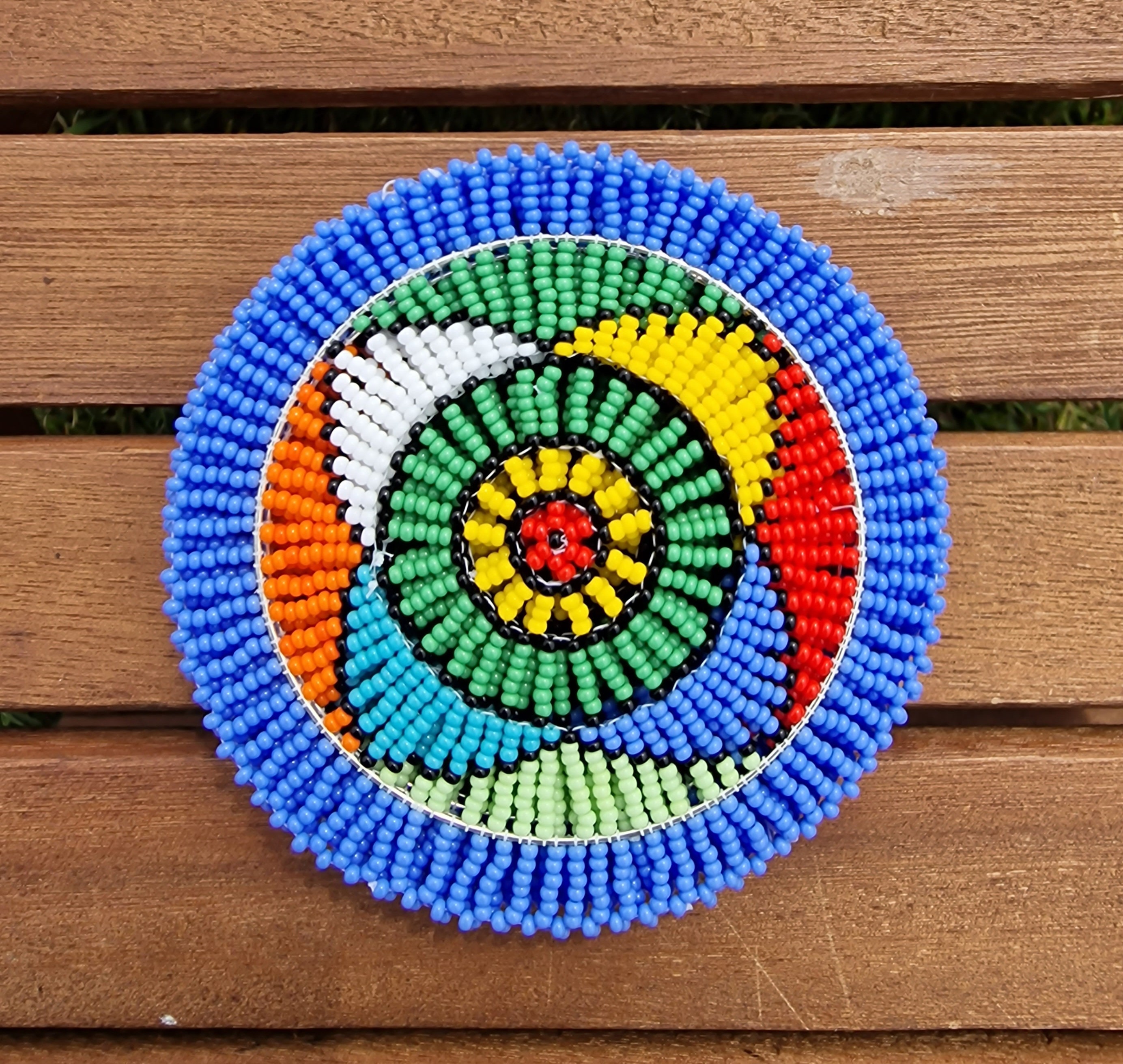 Beaded Coasters (set of 6) - Etsy