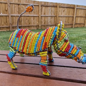 Animales africanos de cuentas - Pequeños multicolores