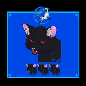4 PNG for PNG-Tube Charackter for Twitch,Youtube, Discord and co.